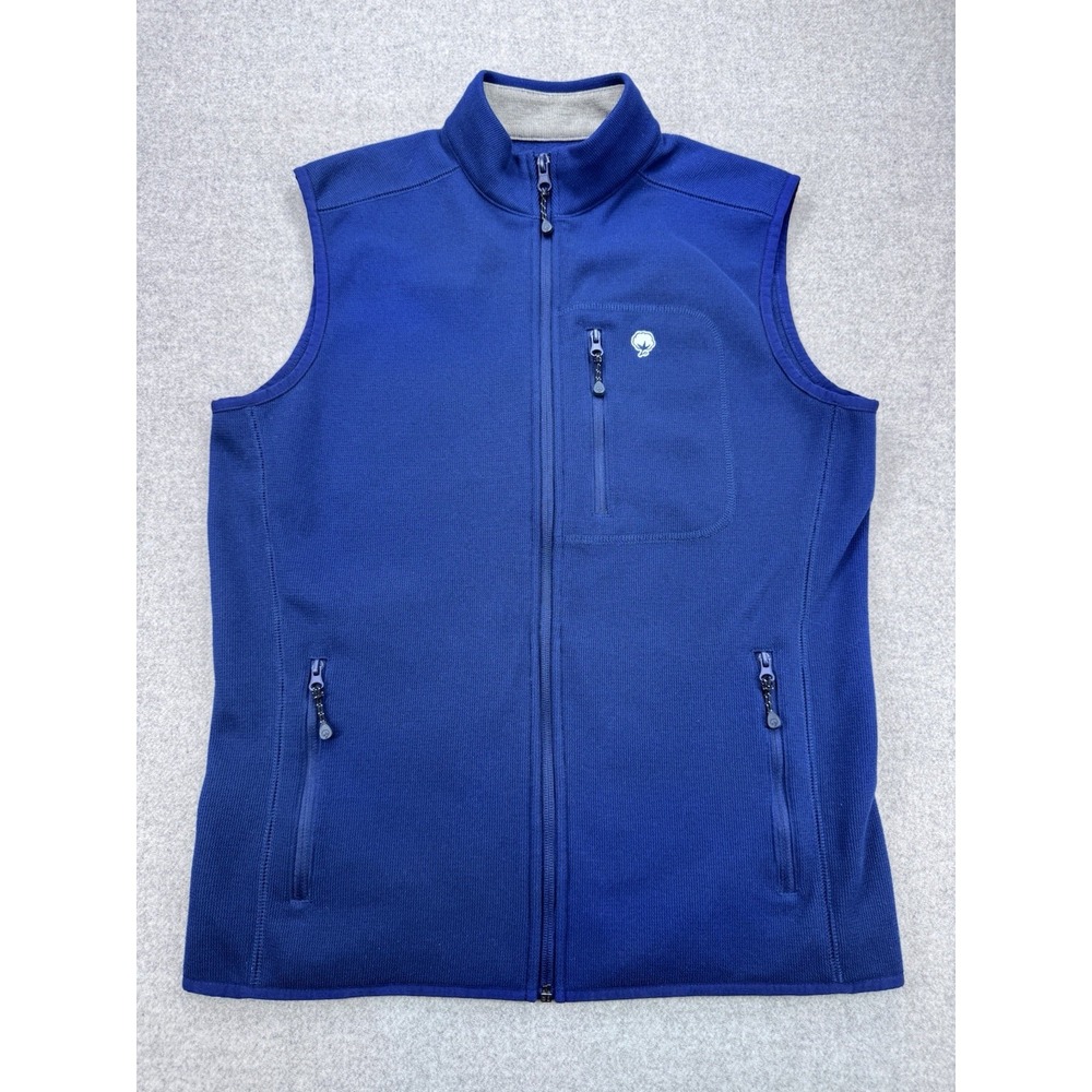 Southern Shirt Co‎ Keeler Vest Mens Small Capital Blue Fleece Casual Golf Preppy